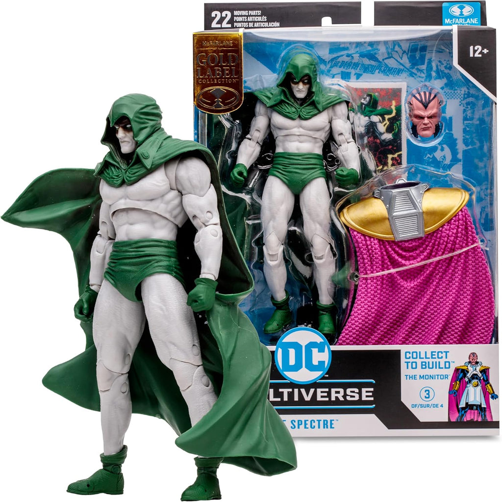 McFarlane Toys Crisis On Infinite Earths The Spectre con piezas Build A Figure (Monitor)