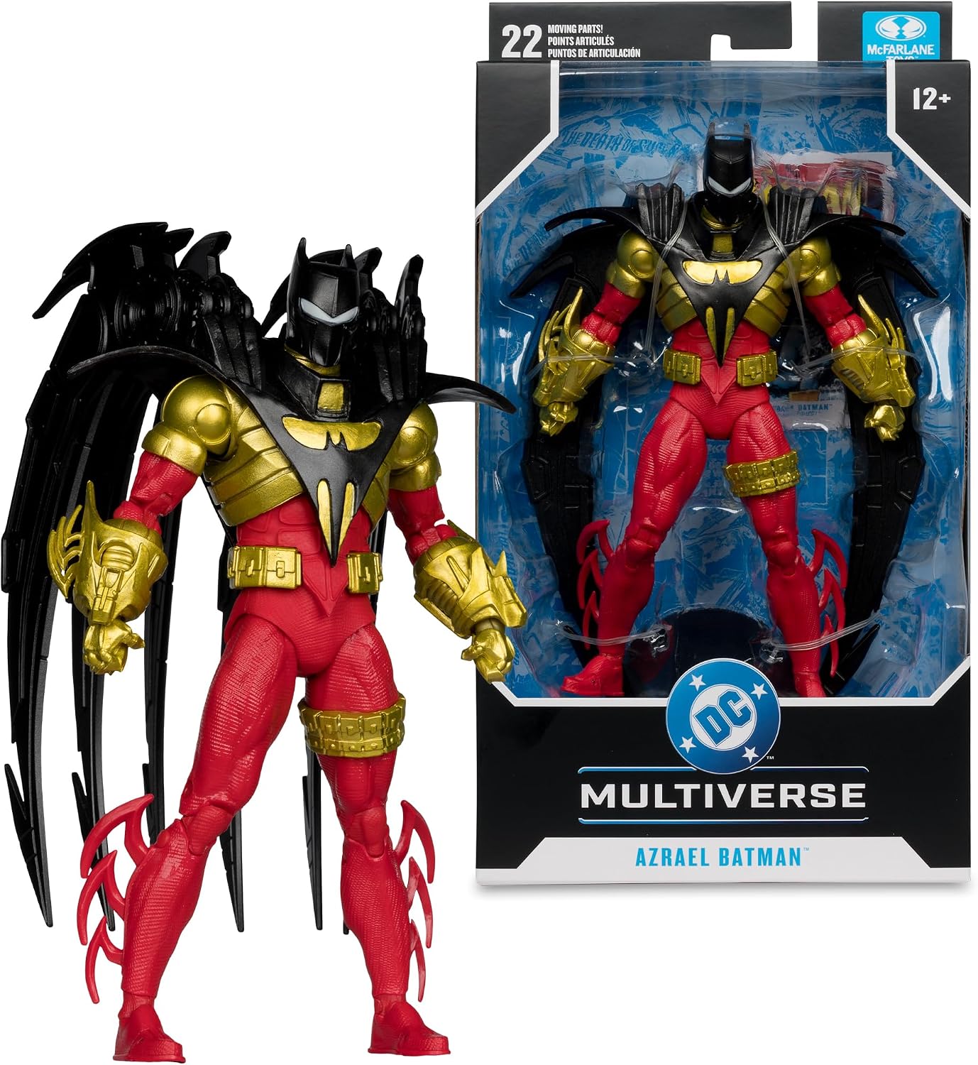 Azrael Batman Knightquest McFarlane DC Multiverse #331 escala 7 pulgadas — vista principal