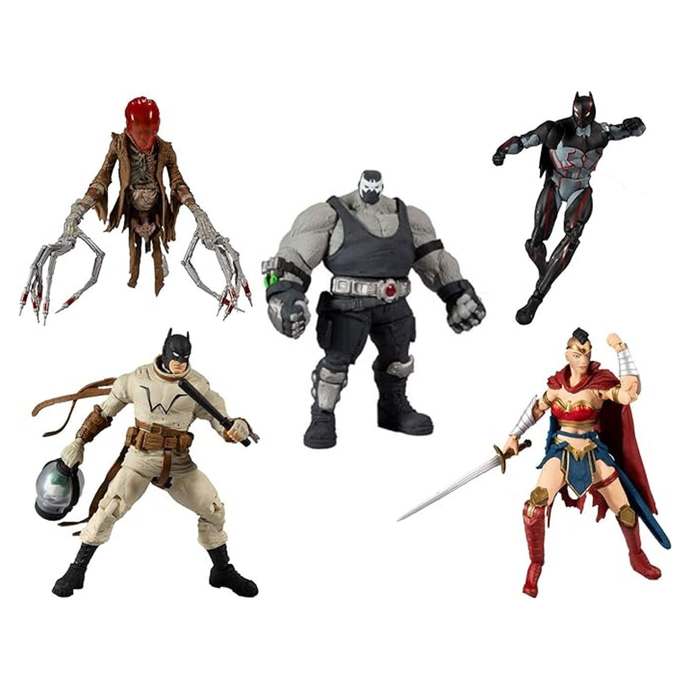 Bane BAF – Set 4 Figuras Last Knight on Earth DC Multiverse (McFarlane)