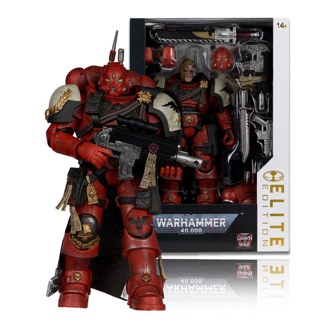 Capitán Cyrus de Warhammer 40,000 Dawn of War IV, figura McFarlane Elite Edition #7 de 7 pulgadas