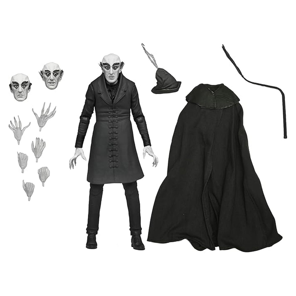 Conde Orlok Blanco y Negro – Figura 7" Nosferatu Ultimate (NECA)