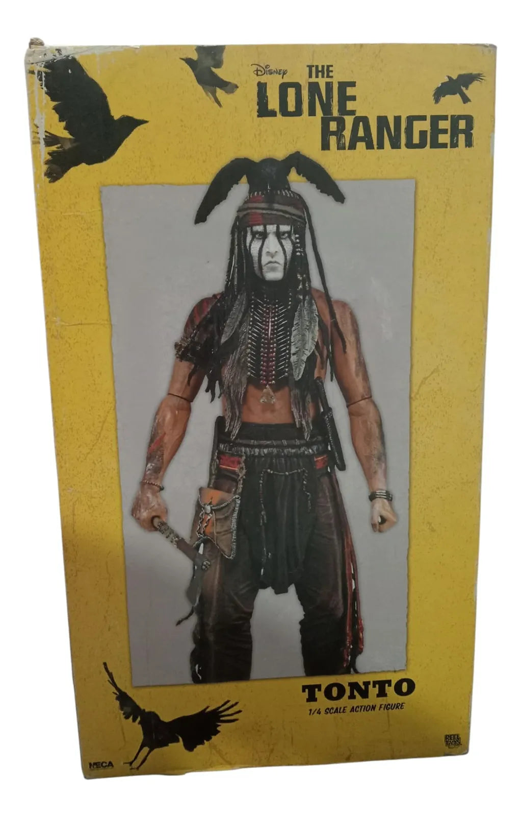 NECA Llanero Solitario Tonto Escala 1:4 Caja Maltratada