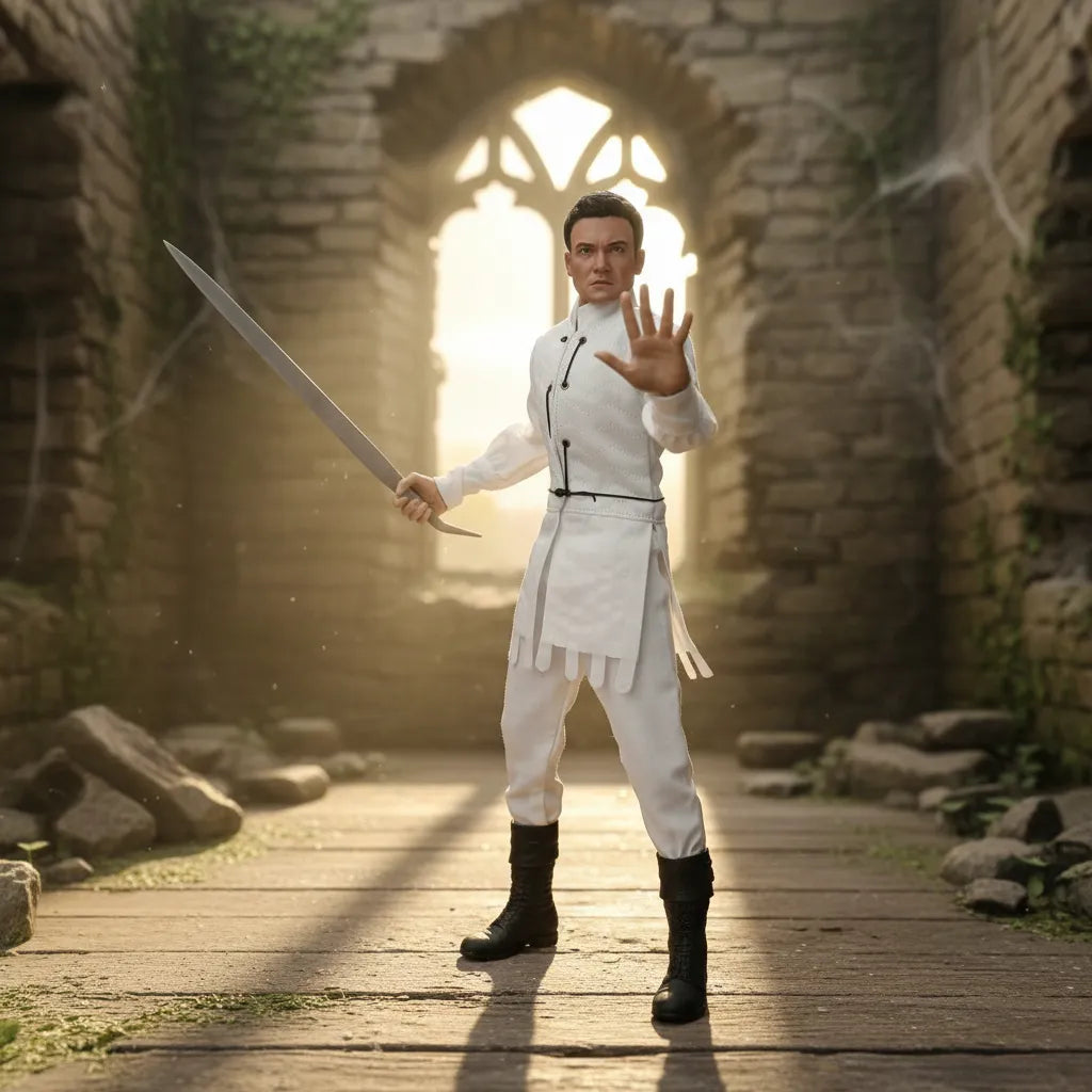 Medieval Knight (White) - Custom Collector Piece (1/6)