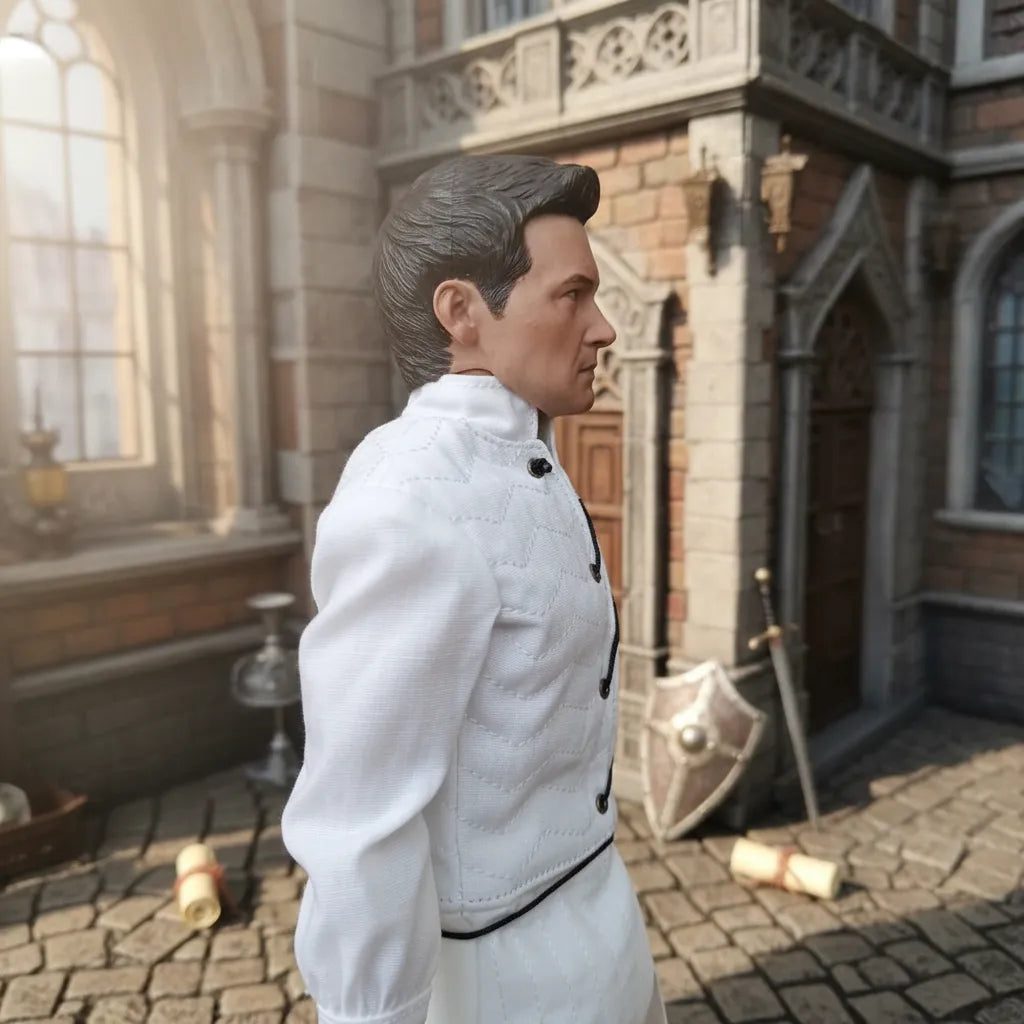 Medieval Knight (White) - Custom Collector Piece (1/6)
