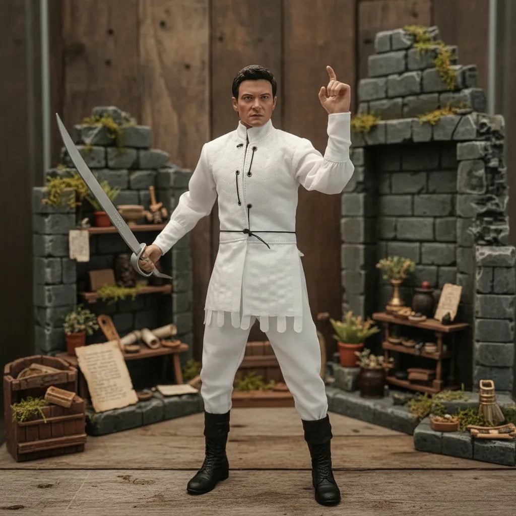 Medieval Knight (White) - Custom Collector Piece (1/6)