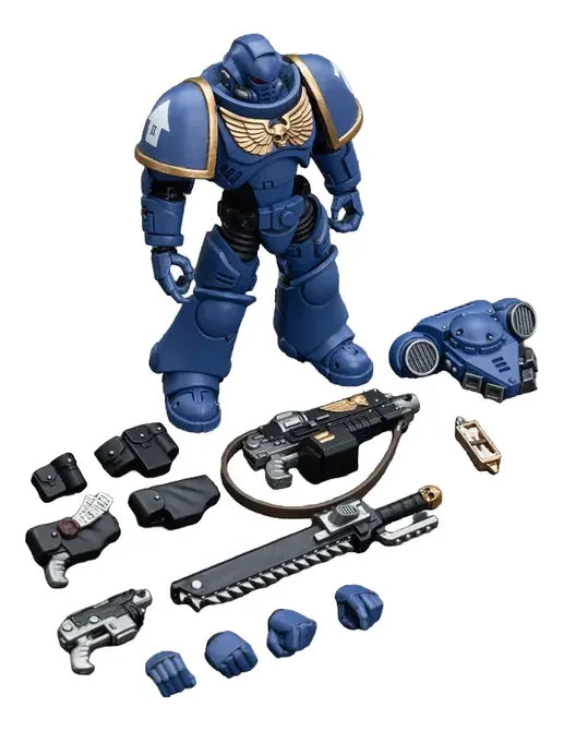 JoyToy Ultramarines Intercessor con Auto Bolt Rifle