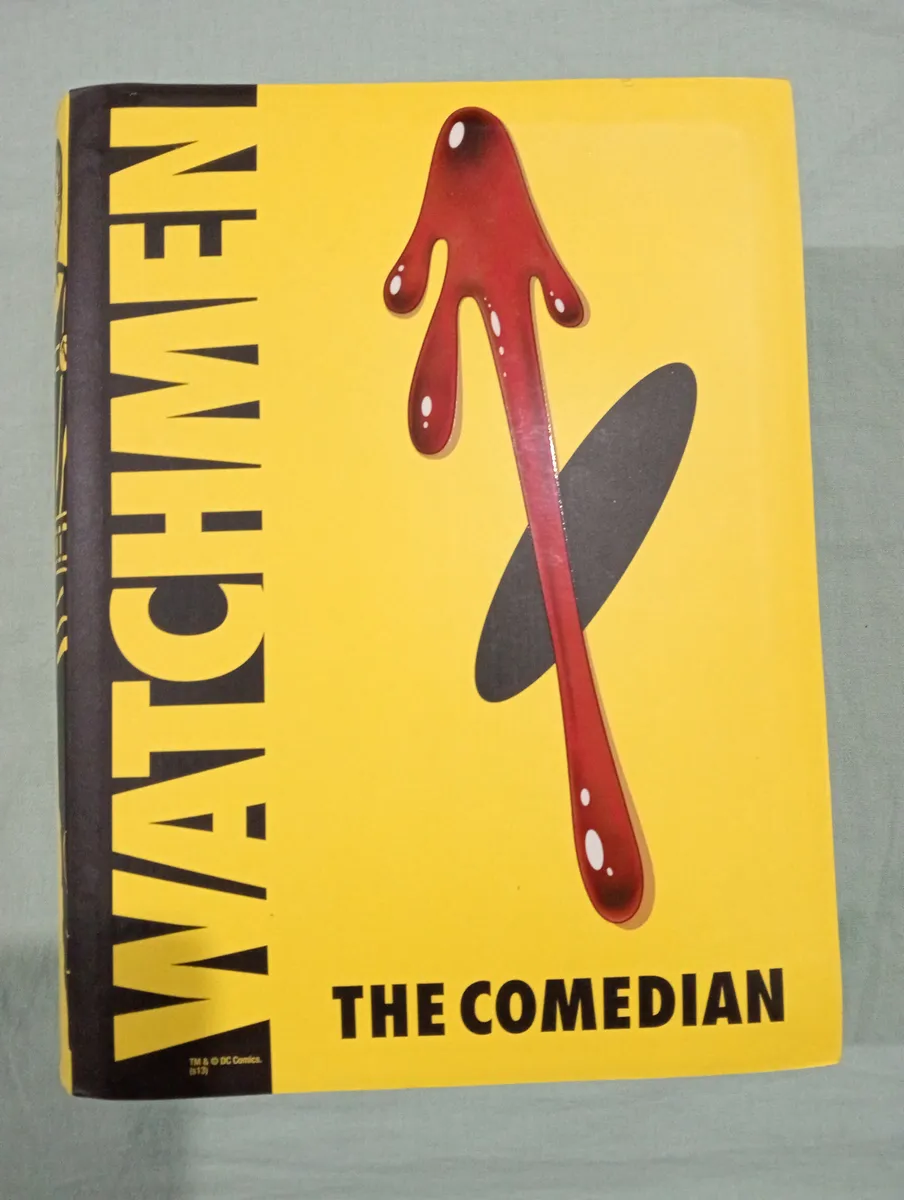 Mattel Adult Collector Watchmen Comic Bundle pack de 3 figuras: El Comediante, Buho Nocturno II y Espectro de Seda II (Cajas con detalle y figuras usadas)