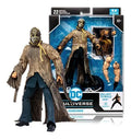 Scarecrow McFarlane DC Multiverse The Dark Knight Trilogy, figura de 7 pulgadas junto a su caja