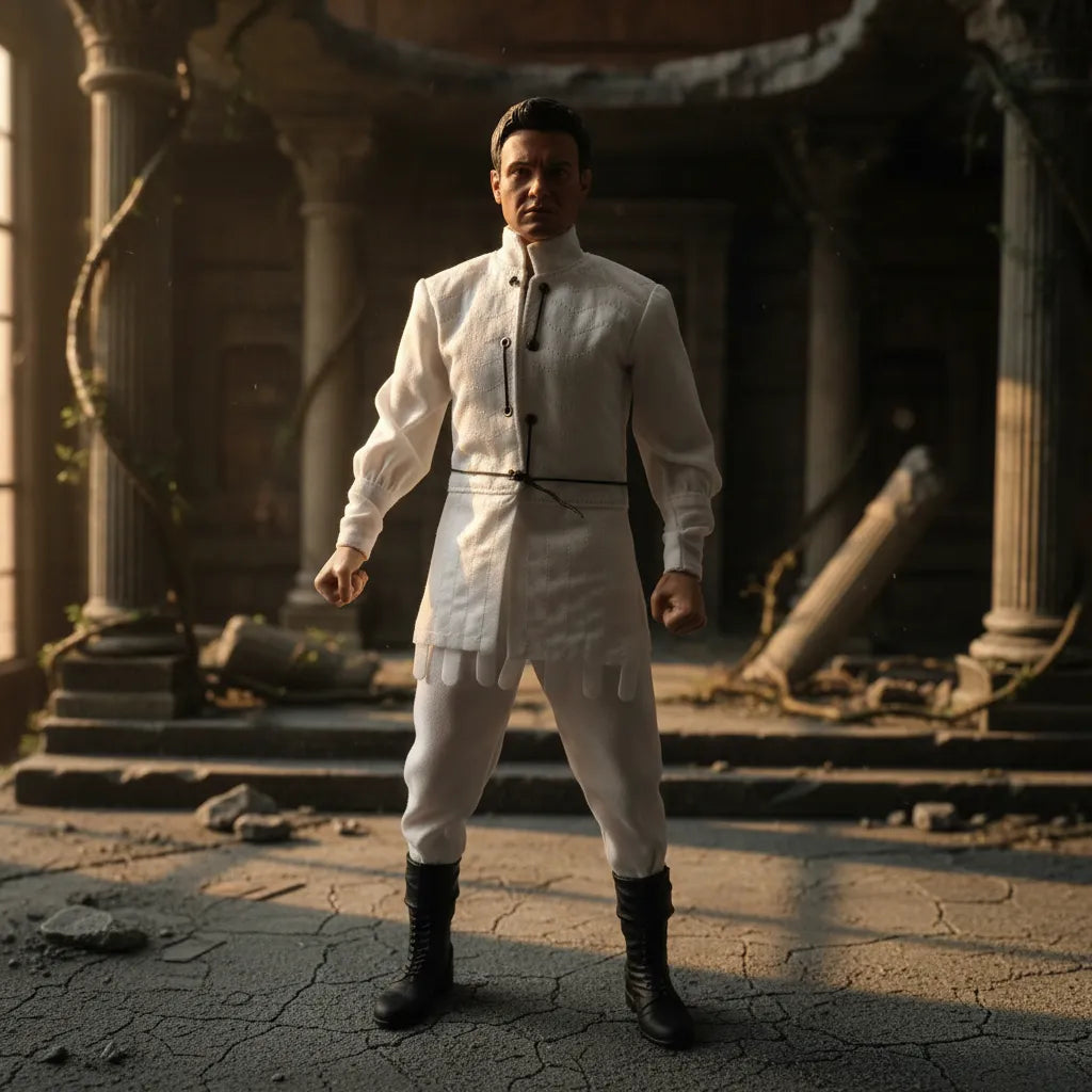 Medieval Knight (White) - Custom Collector Piece (1/6)