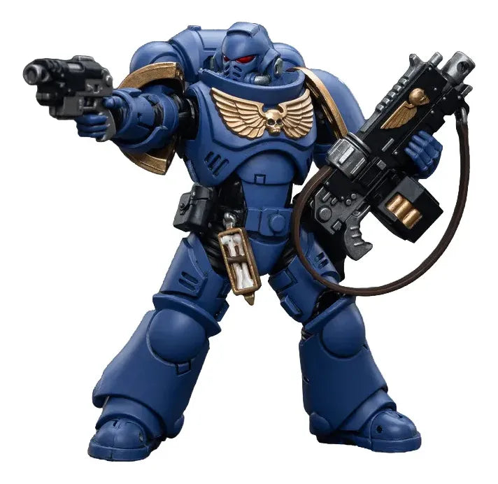 JoyToy Ultramarines Intercessor con Auto Bolt Rifle