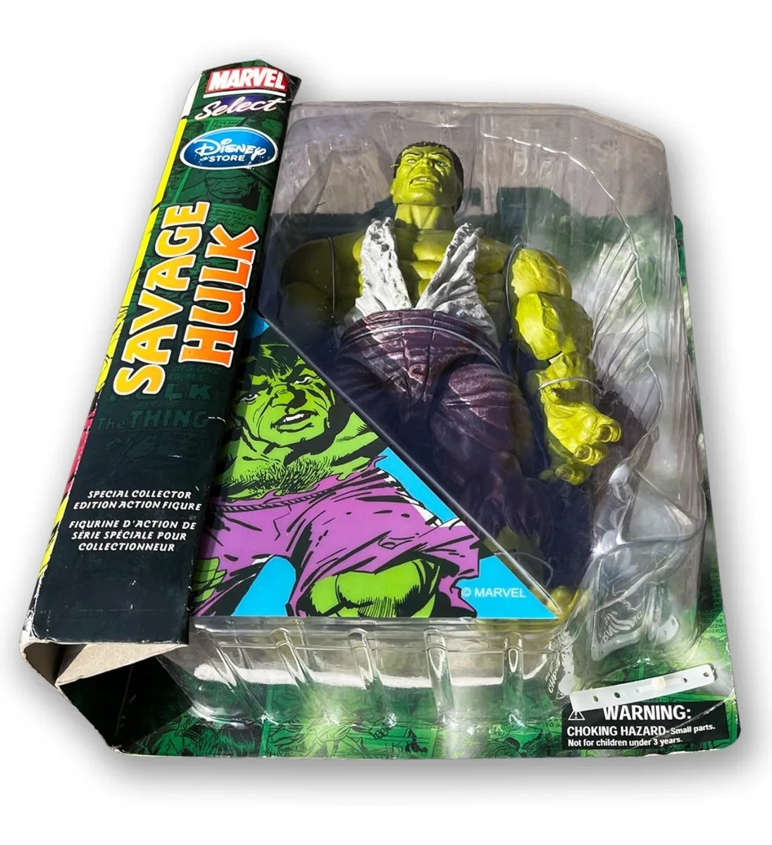 Diamond Select Toys Marvel Select Savage Hulk Bruce Banner Figura 1:10