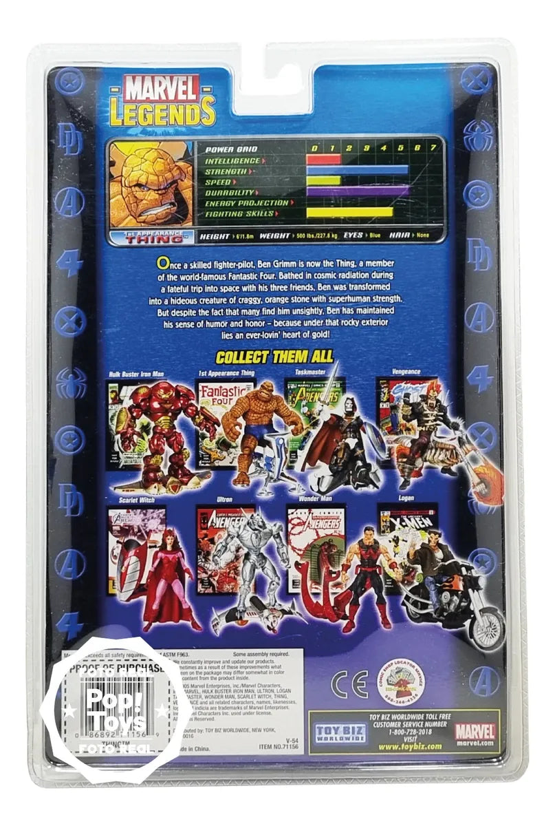 Toybiz Marvel Legends Los Cuatro Fantásticos La Mole