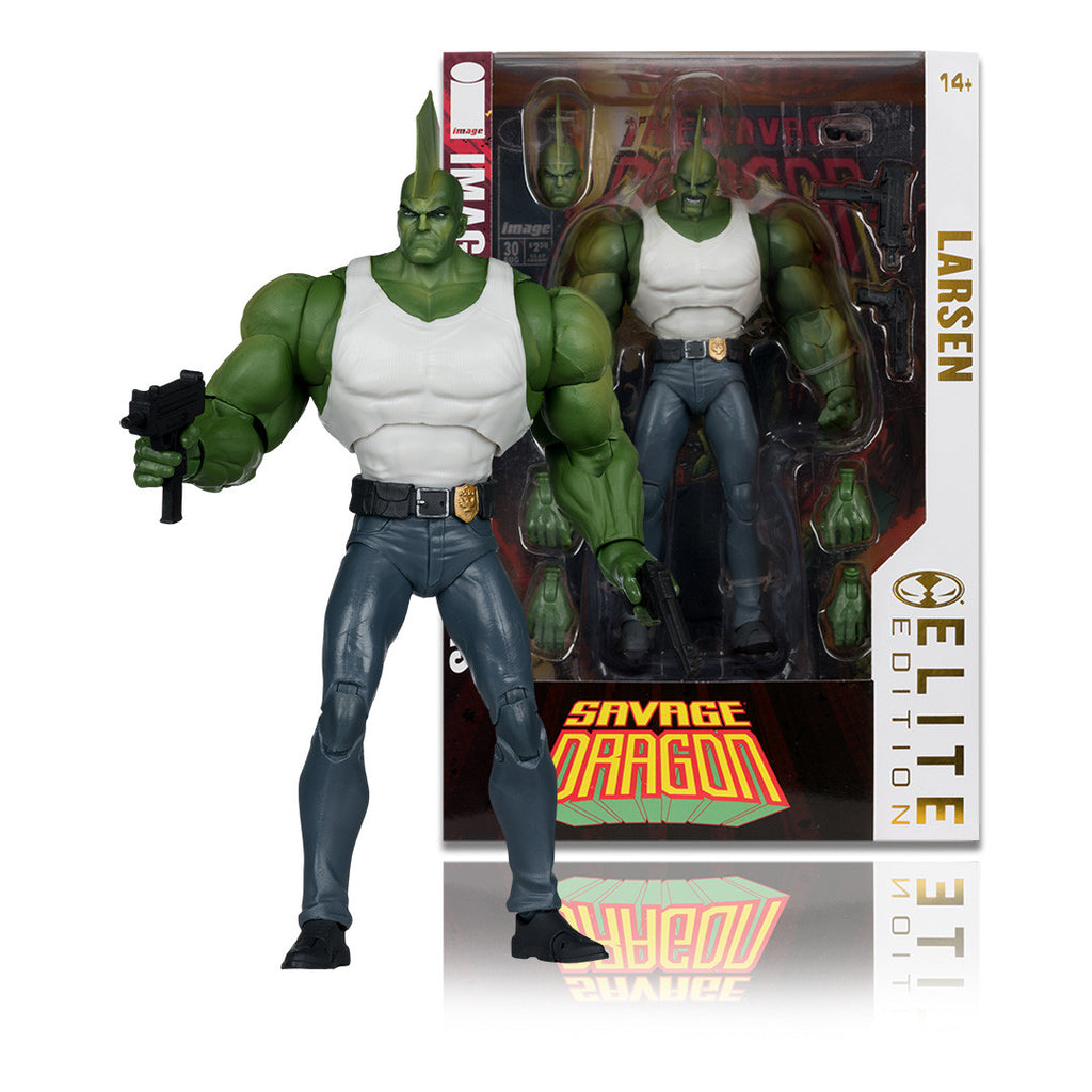 Savage Dragon Image Comics Founders Series McFarlane Elite Edition 7 pulgadas — vista principal