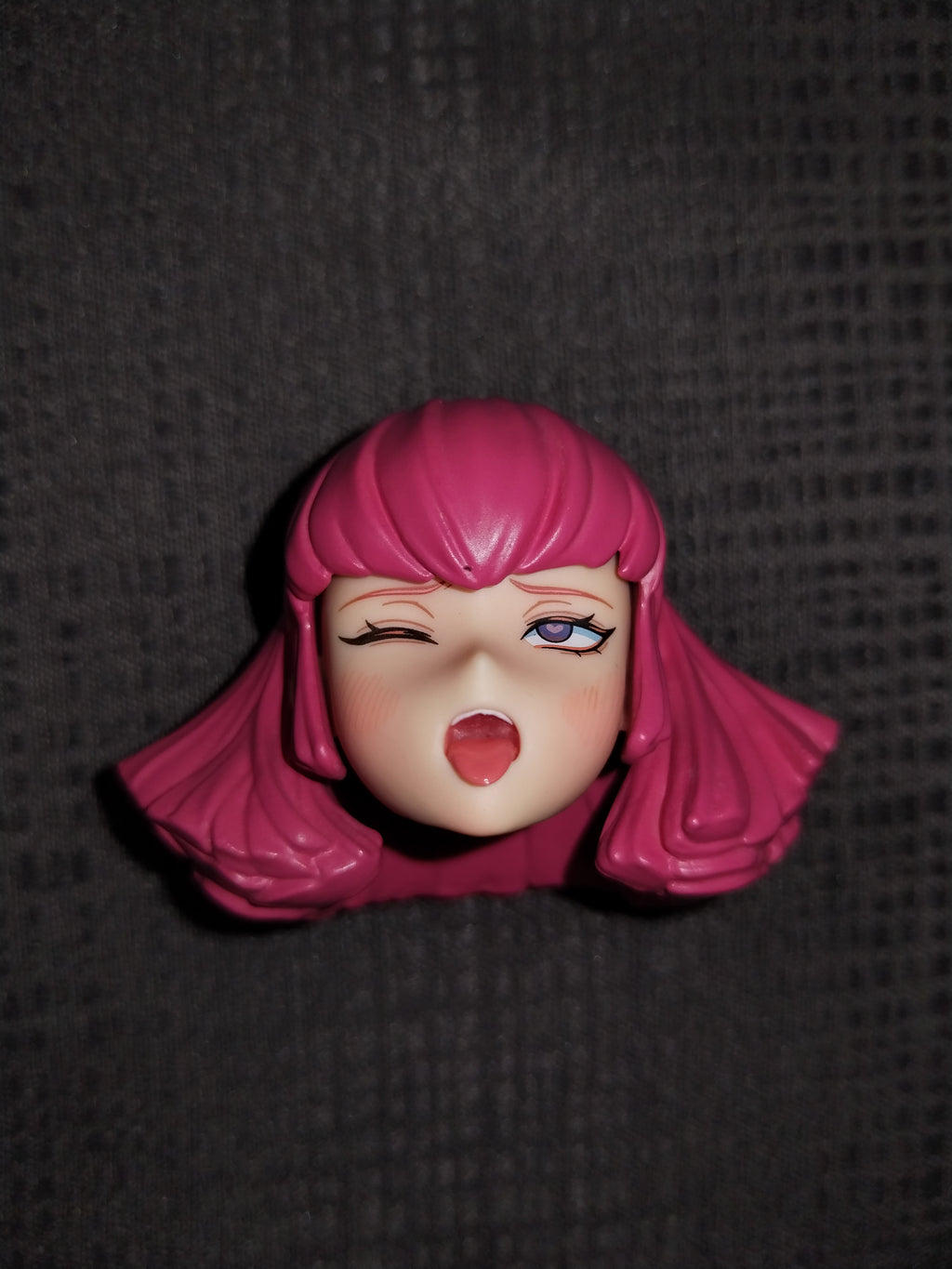 Neon Girl 1/6: cabeza intercambiable con guiño y boca abierta