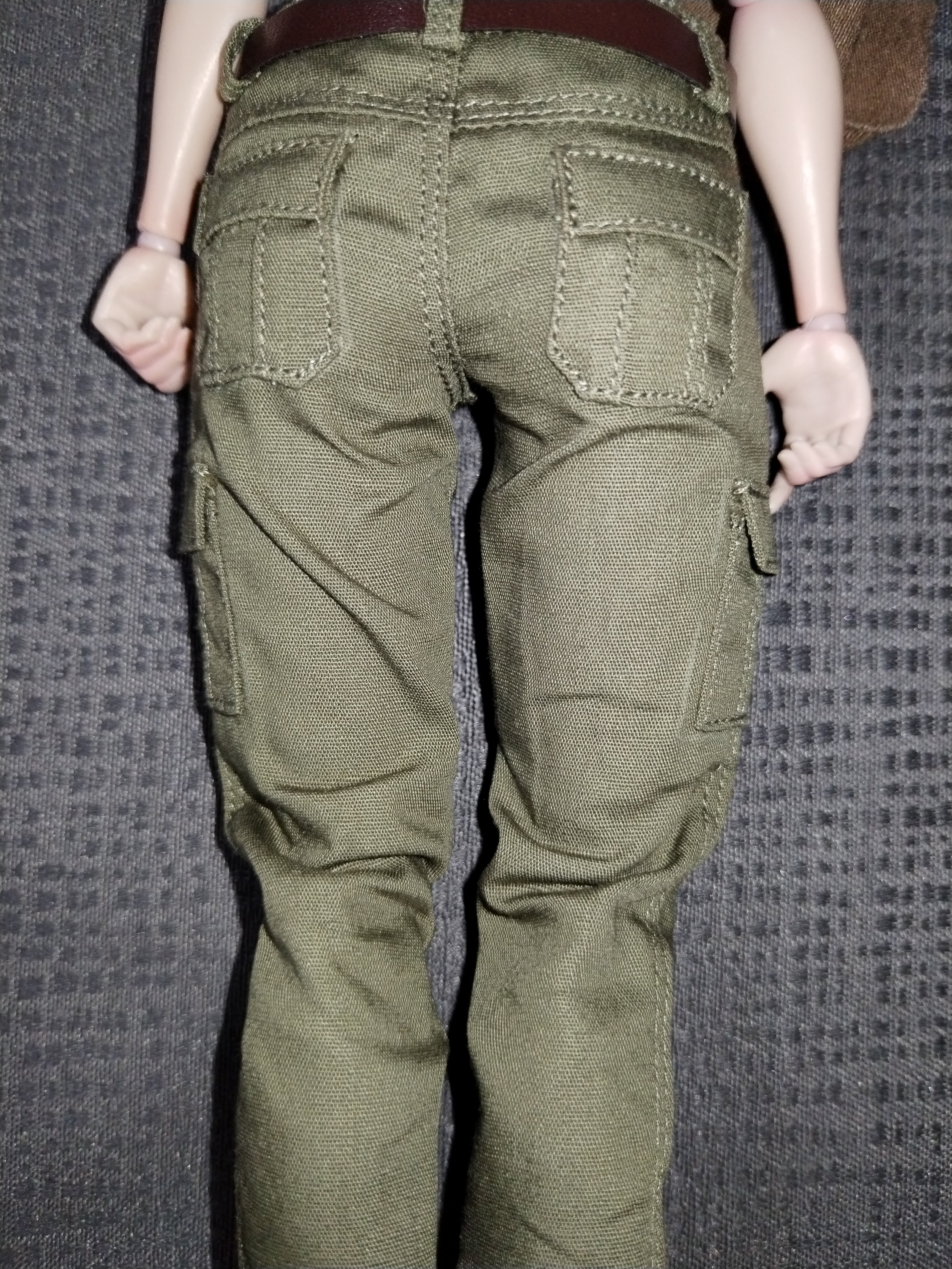 Ash Girl 1/6: pantalón táctico de espaldas