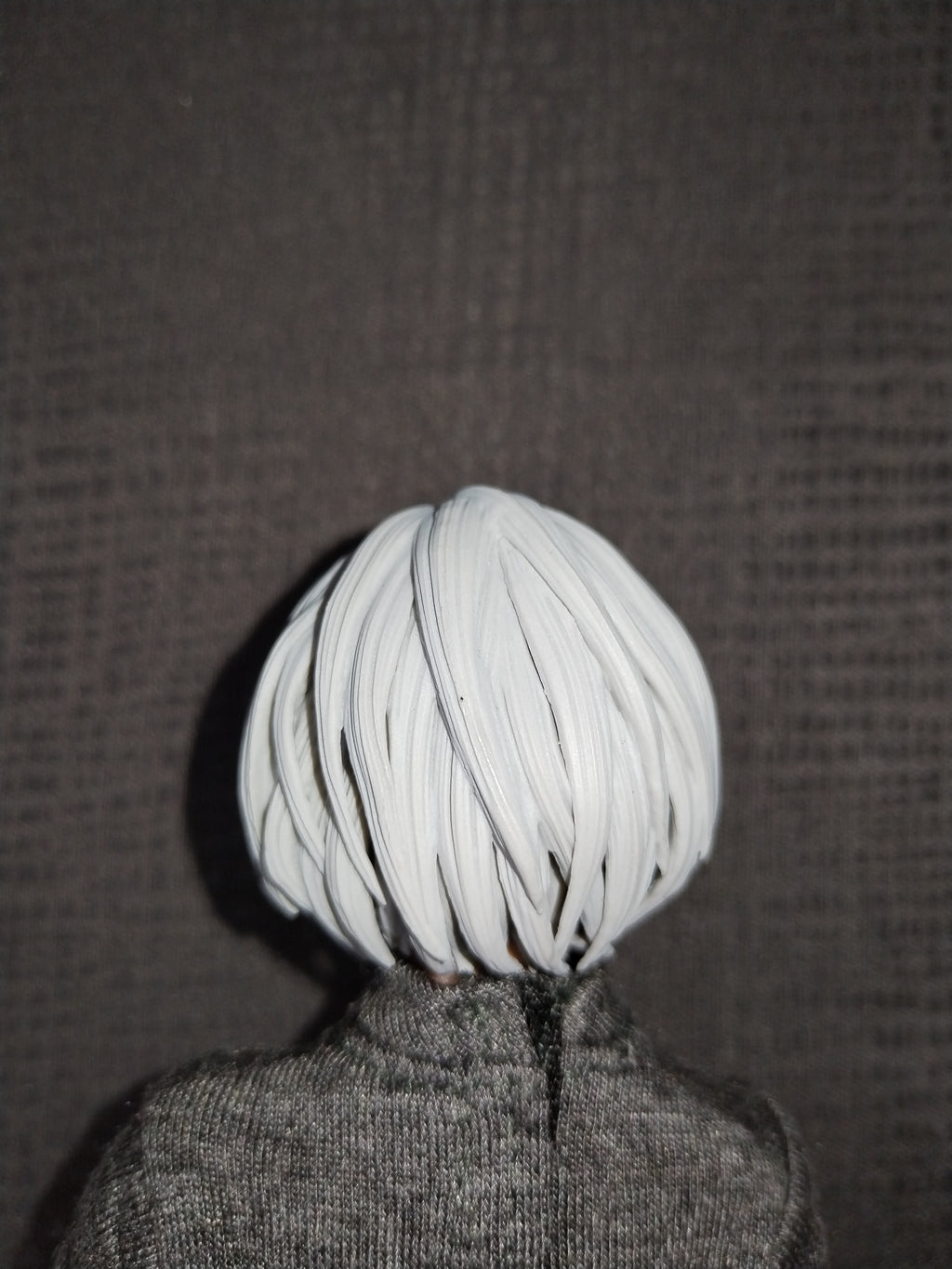 Assassin Girl 1/6: nuca y caída del cabello plateado