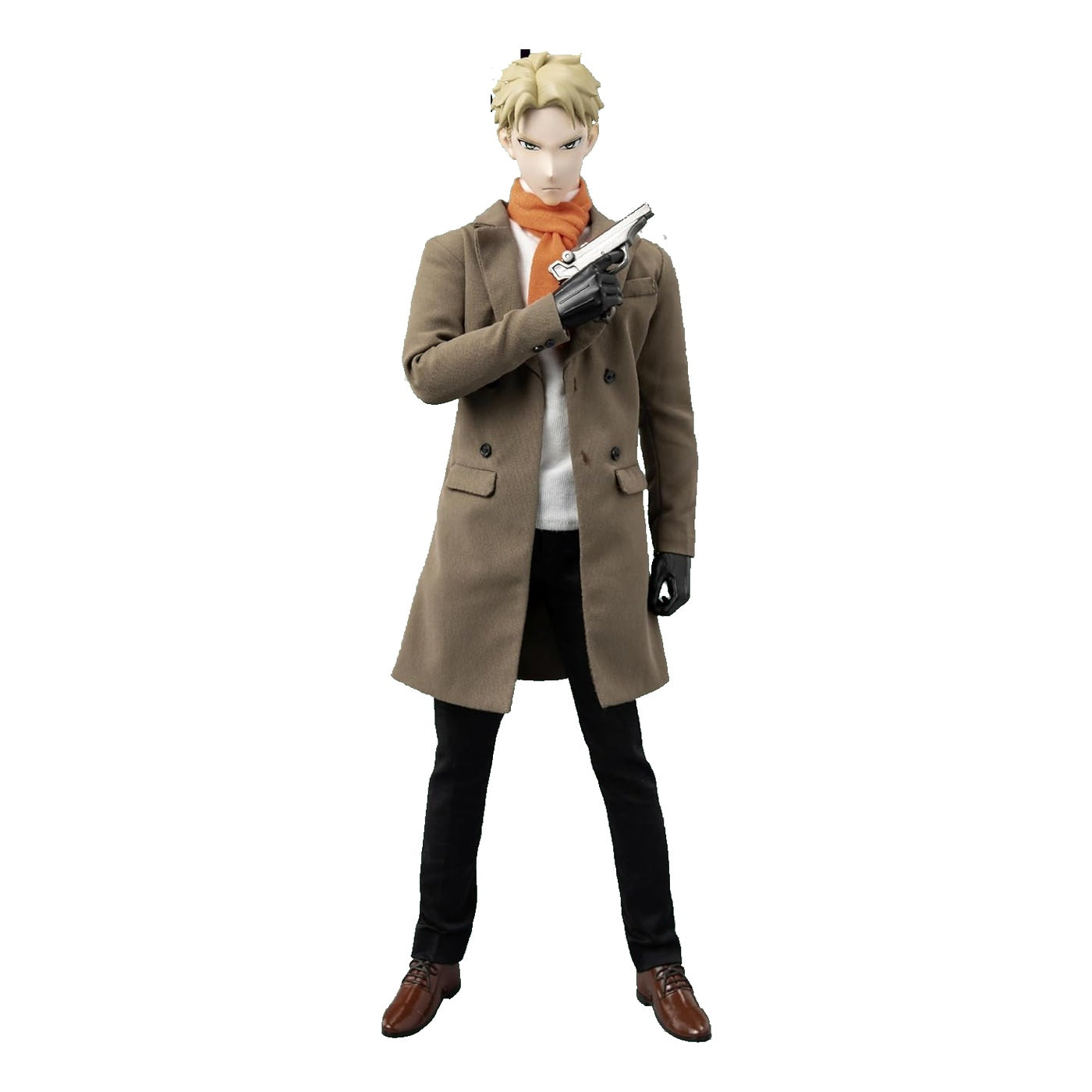 Loid Forger con abrigo de invierno de Spy x Family Code White, threezero FigZero, figura escala 1/6