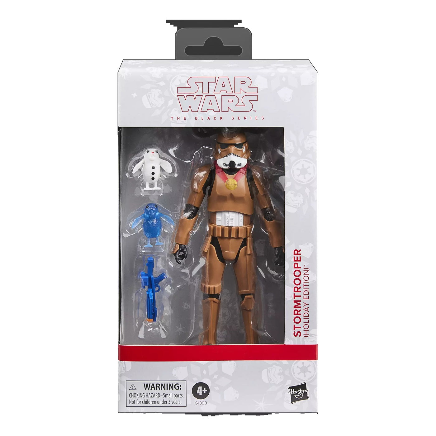 Stormtrooper Holiday Edition de Star Wars The Black Series, Hasbro, figura de 6 pulgadas