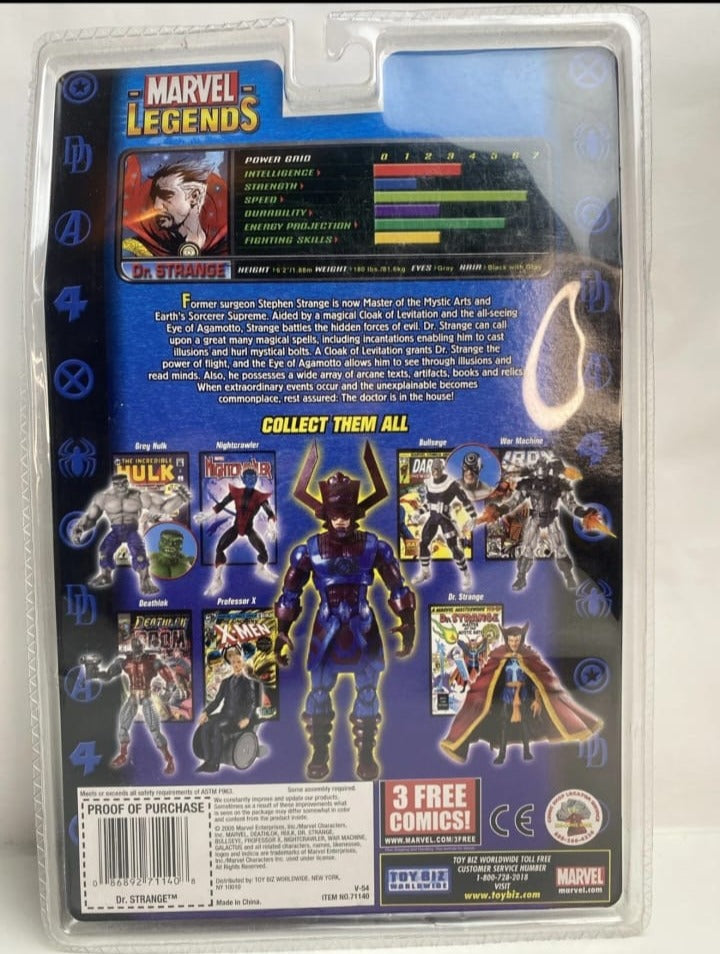 Toybiz Marvel Legends BAF Galactus Dr. Strange
