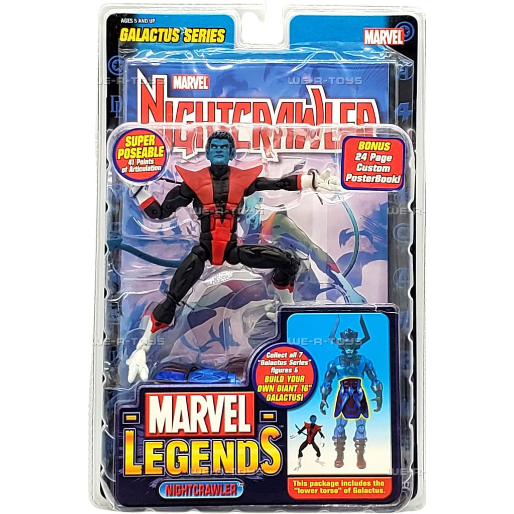 Toybiz Marvel Legends BAF Galactus Nightcrawler