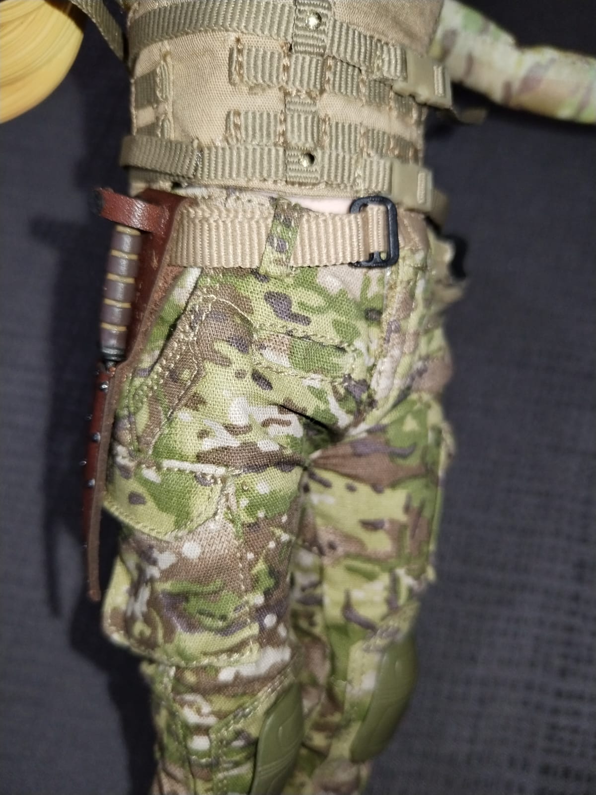 Recon Girl 1/6: cantimplora verde montada en la cadera