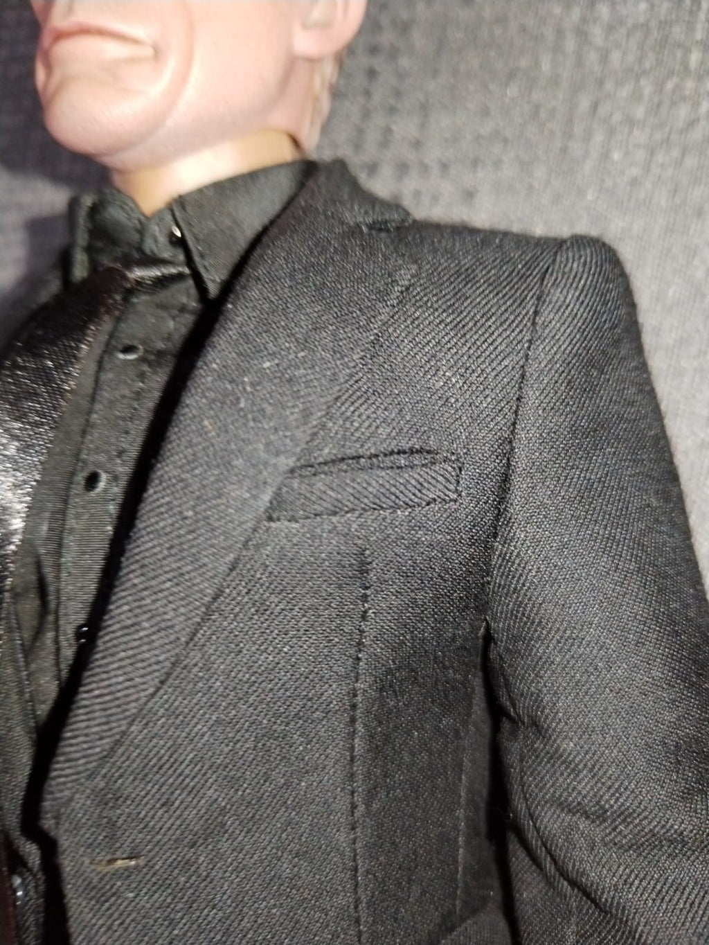 Detalle del puño del saco negro del Bodyguard Underworld