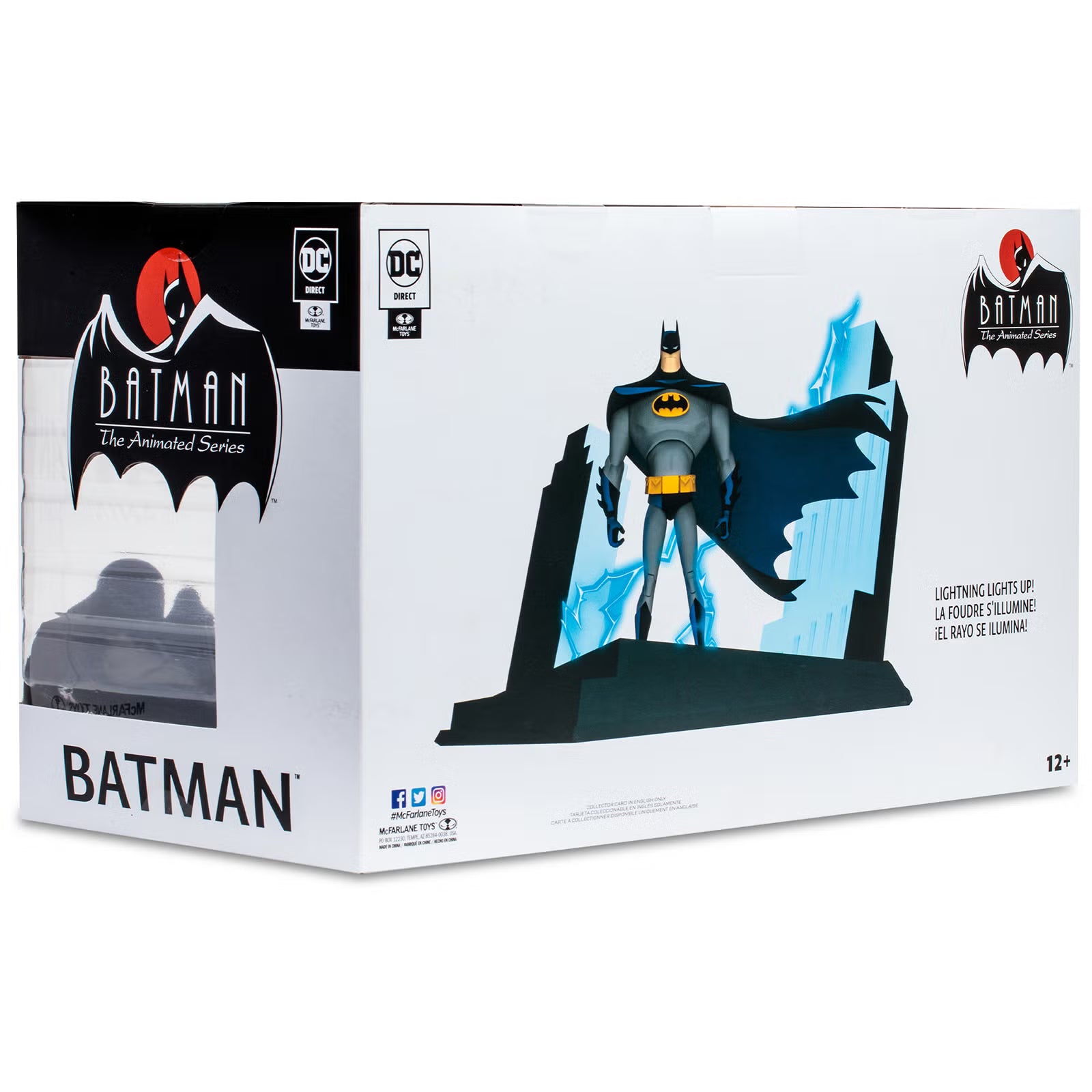 Batman The Animated Series 30 Aniversario Gold Label McFarlane DC Direct 7 pulgadas con base iluminada — vista 10