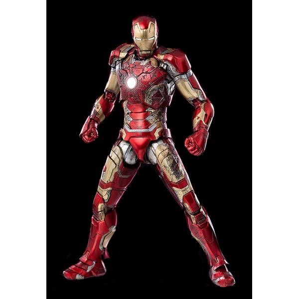 Threezero Marvel The Age of Ultron Iron Man Mark 43 Versión Daño de Batalla Diecast
