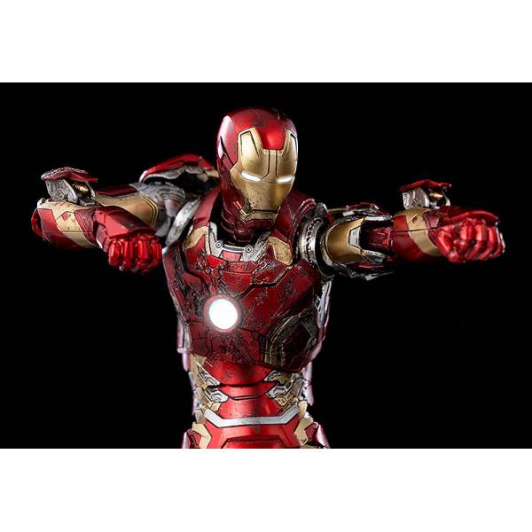 Threezero Marvel The Age of Ultron Iron Man Mark 43 Versión Daño de Batalla Diecast