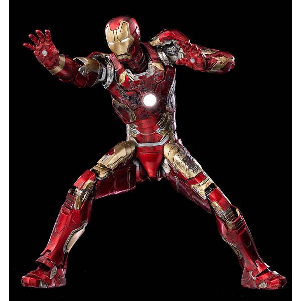 Threezero Marvel The Age of Ultron Iron Man Mark 43 Versión Daño de Batalla Diecast