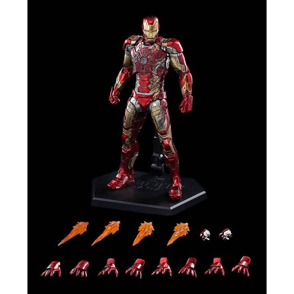 Threezero Marvel The Age of Ultron Iron Man Mark 43 Versión Daño de Batalla Diecast