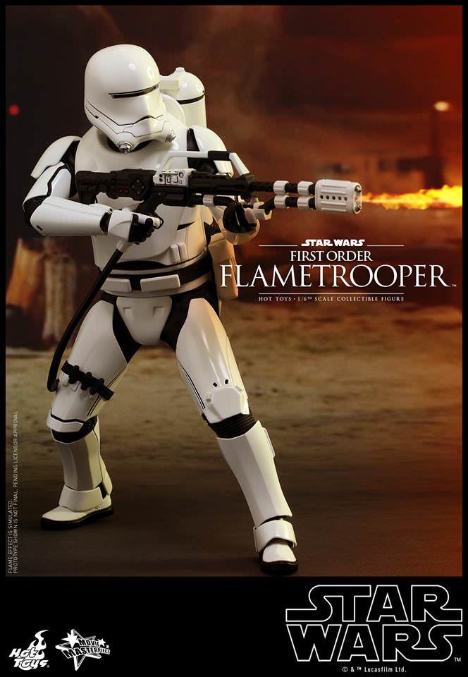Hot Toys MMS326 - First Order Flame Trooper (Star Wars, 1/6)