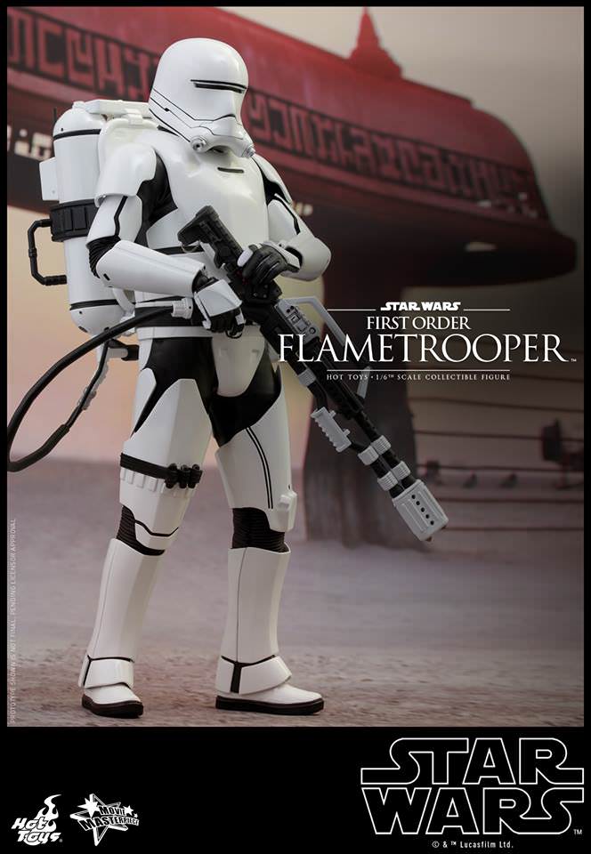 Hot Toys MMS326 - First Order Flame Trooper (Star Wars, 1/6)