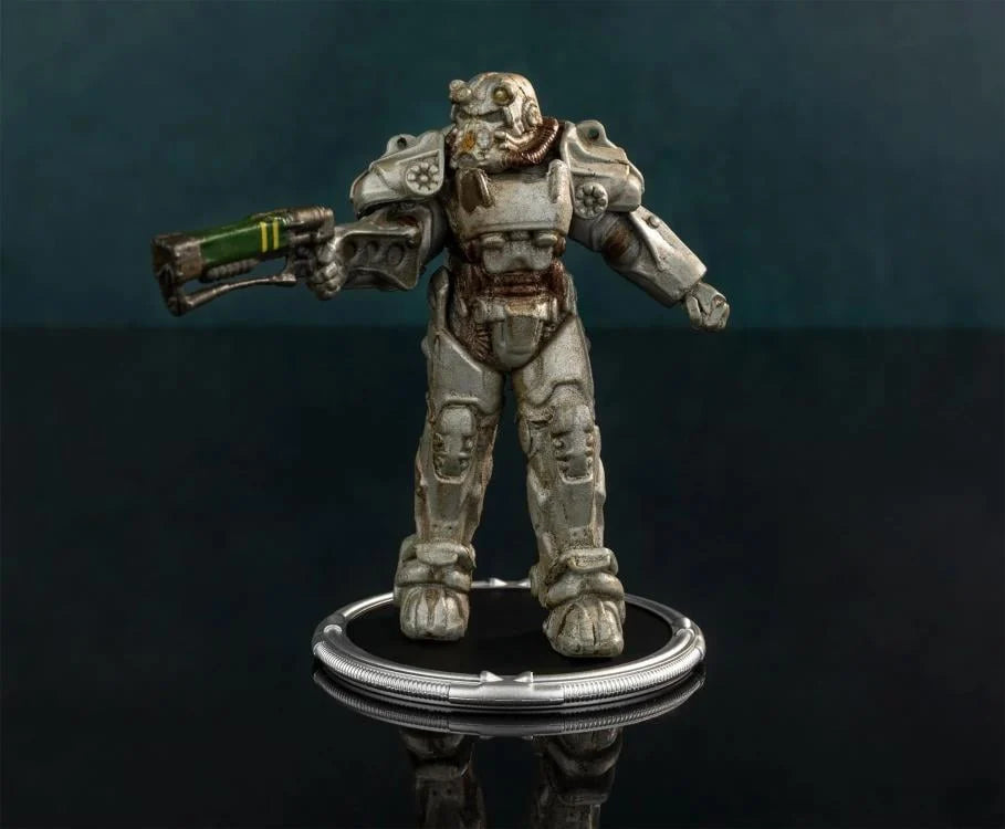 Figura T-60 Power Armor de Fallout en escala de 3 pulgadas, Syndicate Collectibles