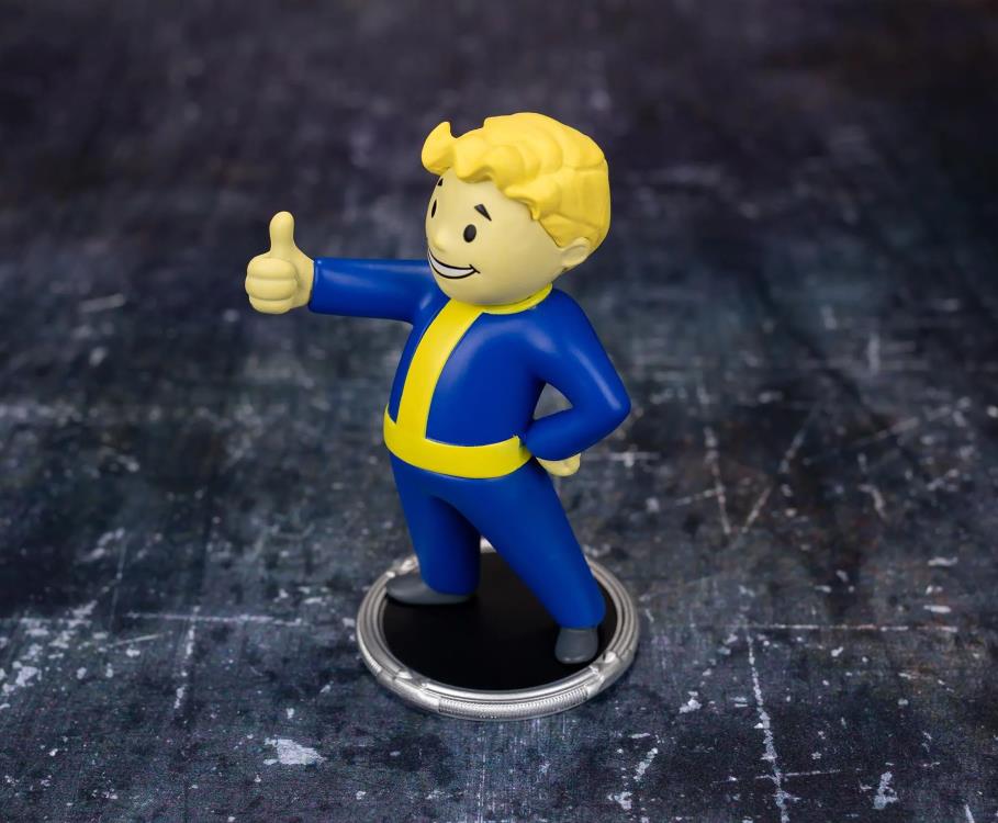 Figura Vault Boy de Fallout en escala de 3 pulgadas, Syndicate Collectibles
