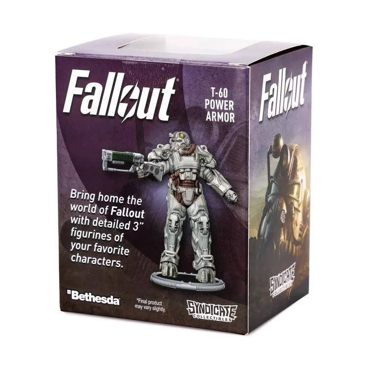 Caja de la T-60 Power Armor de Fallout con el arte lateral, Syndicate Collectibles