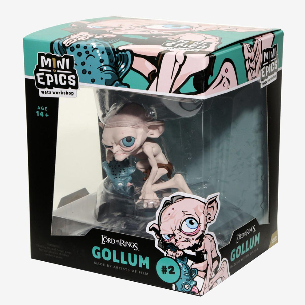 Caja sellada del Gollum Mini Epics #2 de Wētā Workshop, vista frontal
