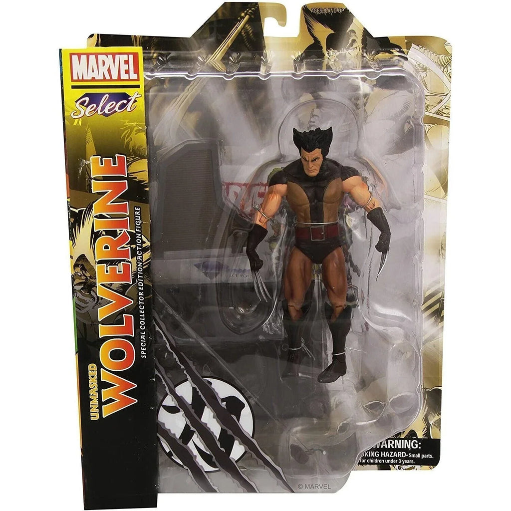 Diamond Select Toys Marvel Select Wolverine Unmasked Logan Figura 1:10