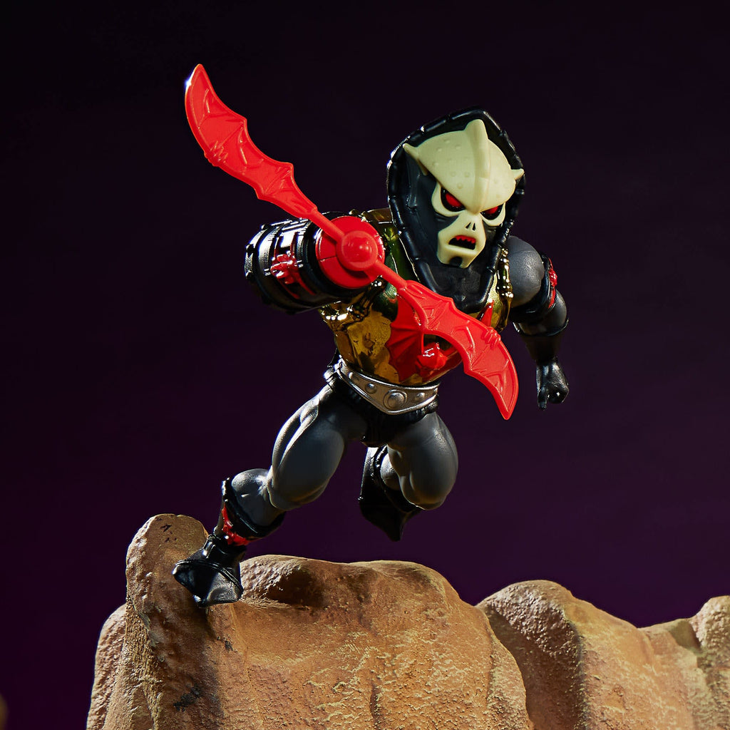 Hurricane Hordak de Masters of the Universe Origins, vista de detalle