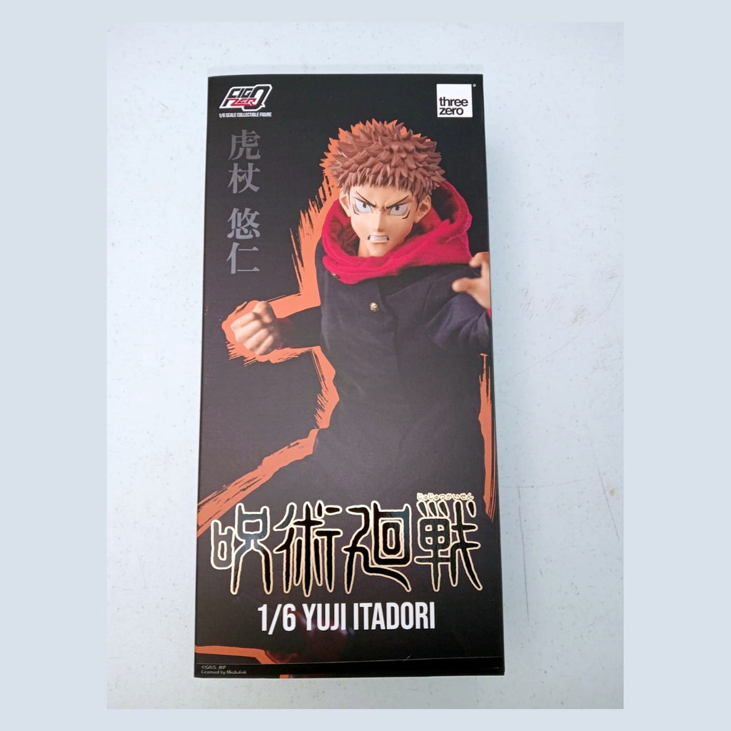 Yuji Itadori Threezero escala 1/6 Jujutsu Kaisen — caja original sellada, frente